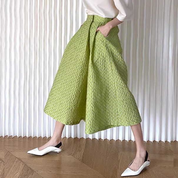 Green Summer Wide Pant